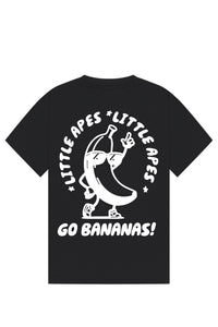 Little Apes Go Bananas Tee - Black