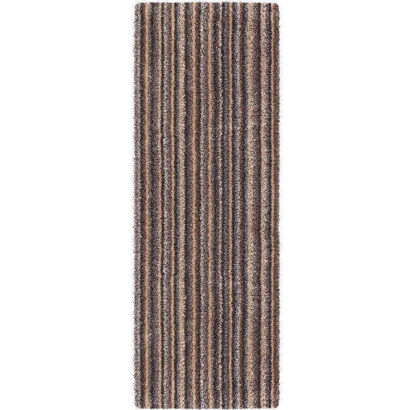 Candy Collection Multicoloured Striped Washable Mat and Runner