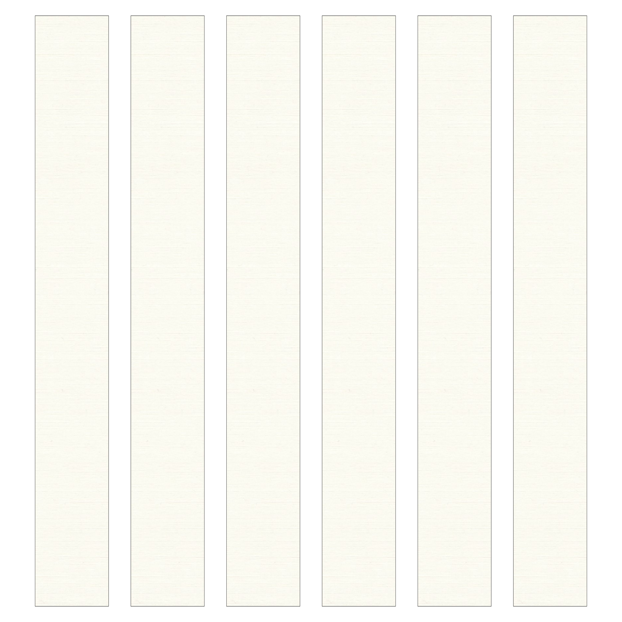 Linen White Paper Chain Card Strips. 5 Meter / 16 Feet Long. Wedding Party Decor