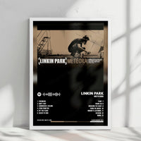 Linkin Park "Meteora" Album Cover Poster - with Complete Tracklist