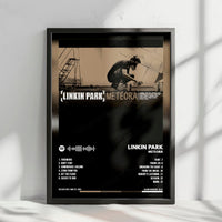 Linkin Park "Meteora" Album Cover Poster - with Complete Tracklist