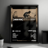 Linkin Park "Meteora" Album Cover Poster - with Complete Tracklist