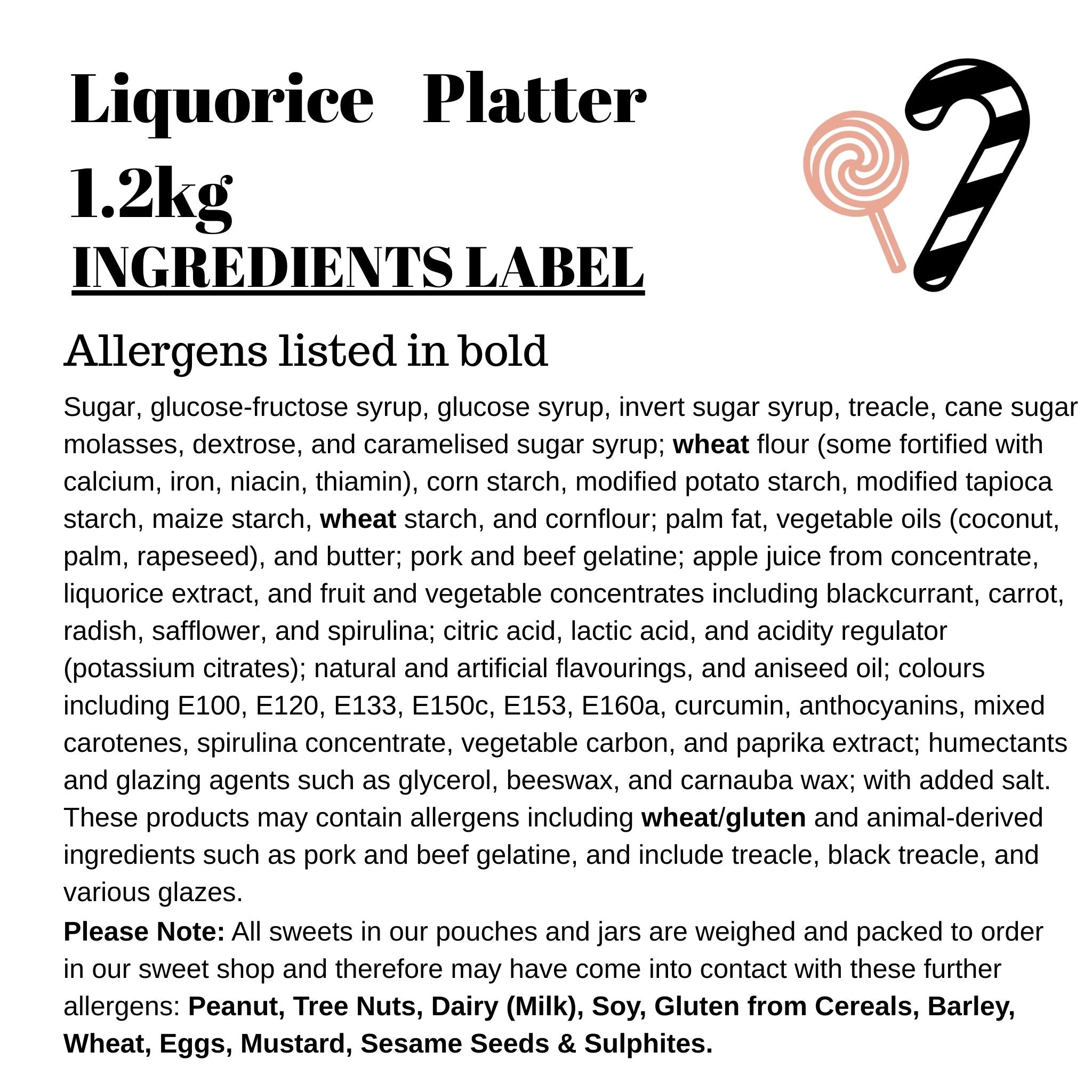 Liquorice Platter 1.2kg