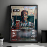 Logic "Under Pressure (deluxe)" Album Cover Poster - with Complete Tracklist