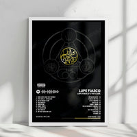 Lupe Fiasco "The Cool" Album Cover Poster - with Complete Tracklist