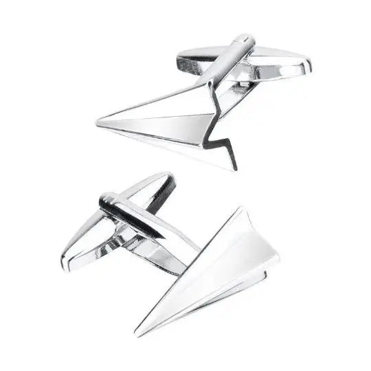 Luxury Origami Airplane Cufflinks