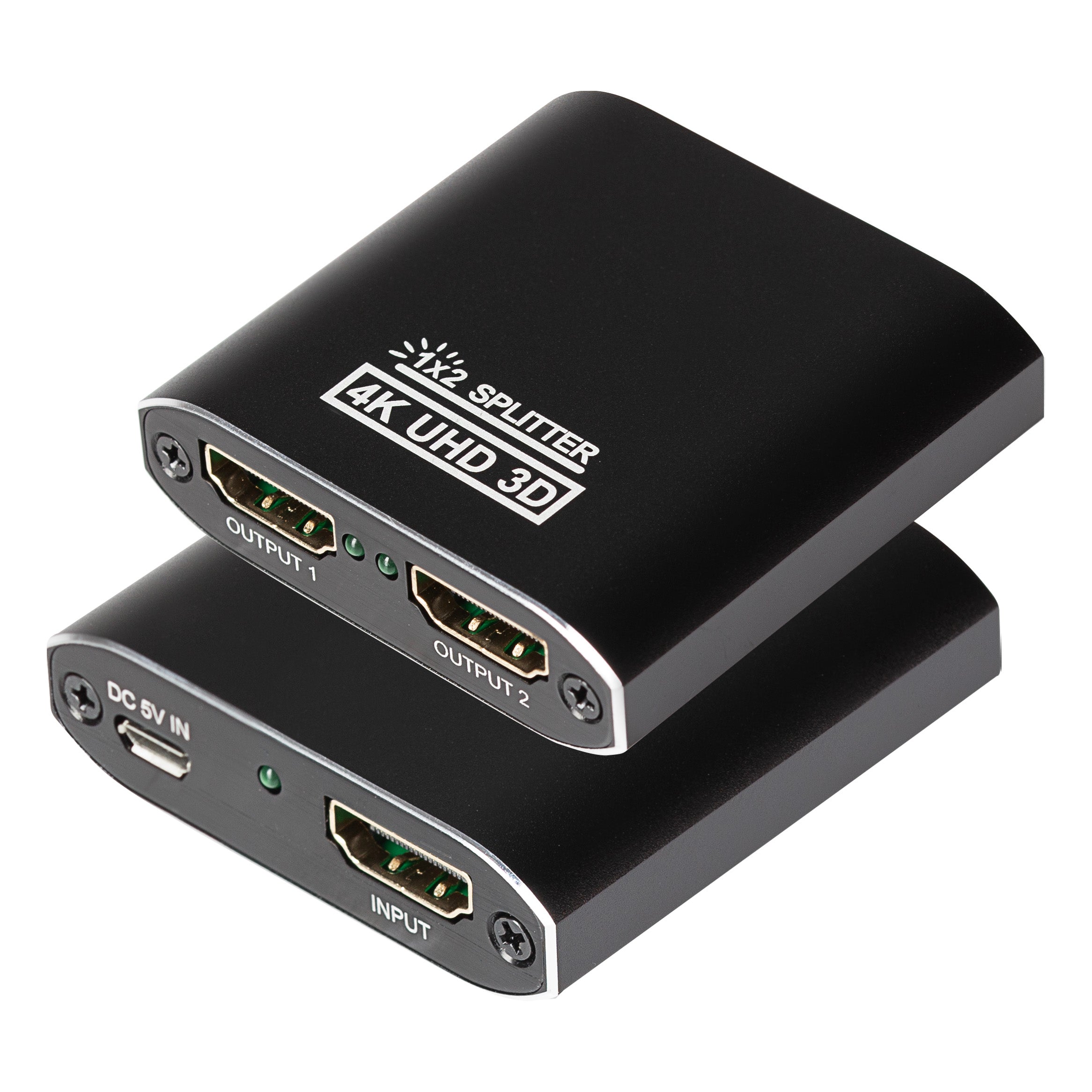 Maplin HDMI Splitter 1 Port In 2 Ports Out 4K Ultra HD @30Hz 10.2Gbps