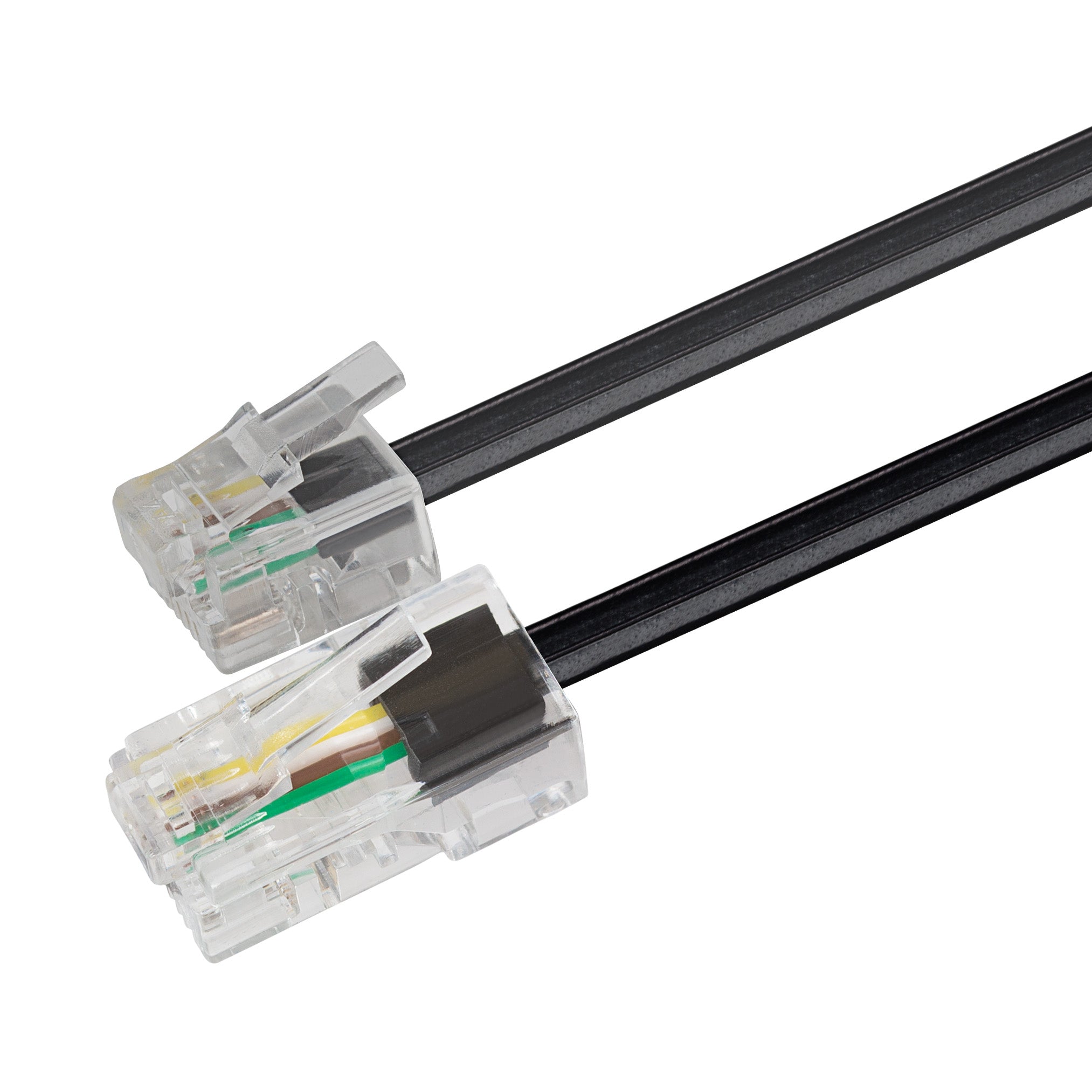 Maplin RJ11 to RJ45 ADSL Telephone Cable - Black, 3m