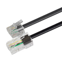Maplin RJ11 to RJ45 ADSL Telephone Cable - Black, 3m