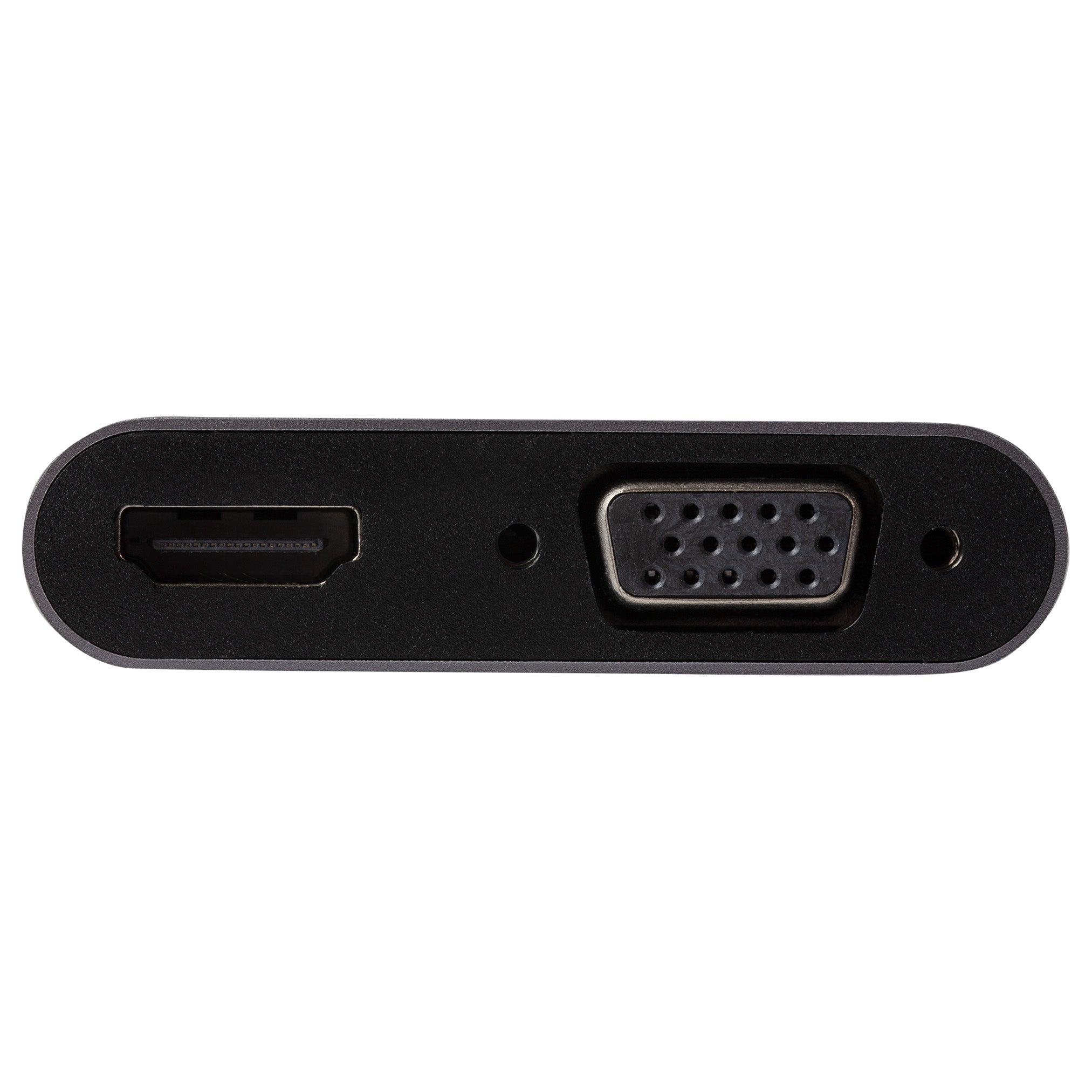 Nikkai USB-C Multiport Hub to HDMI 4K / VGA / 3.5mm Audio (Supports Mirror, Extended and SST Mode) - Silver
