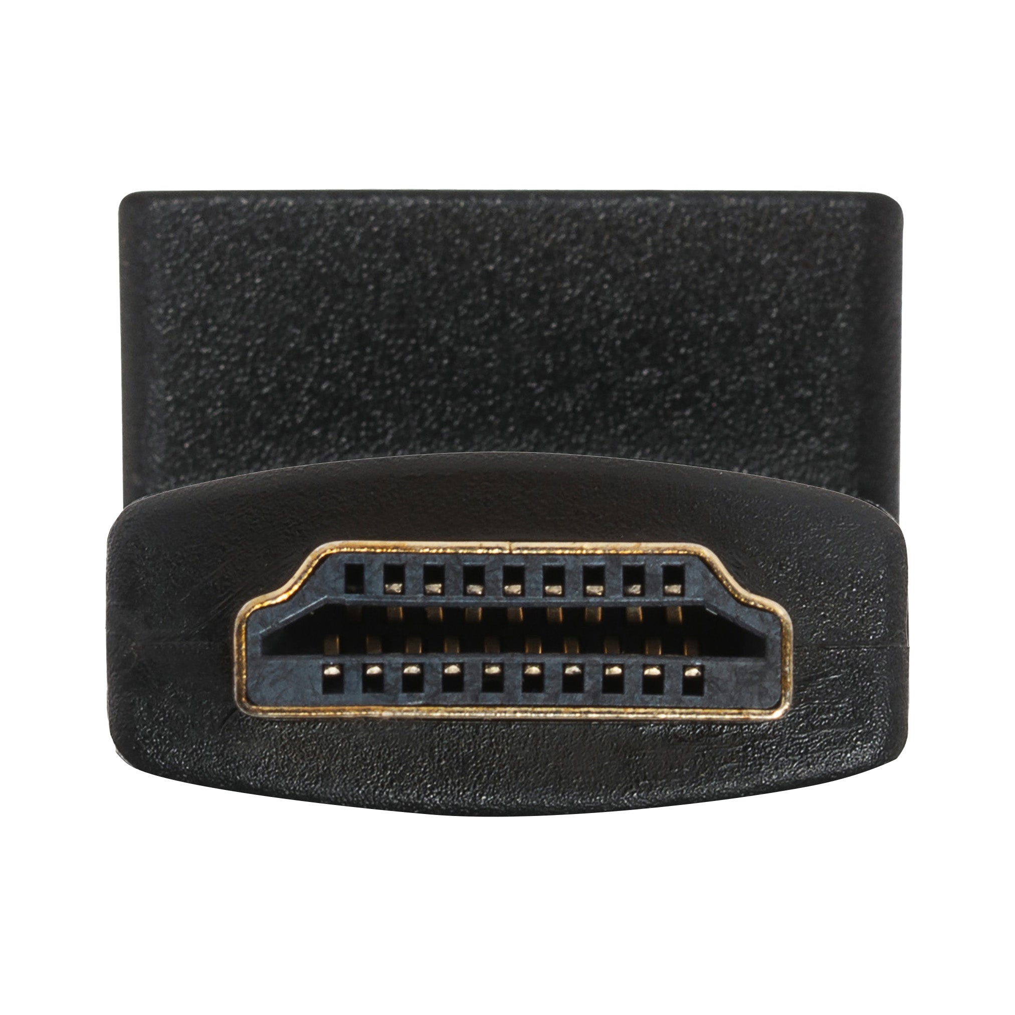 Maplin 90 Degree Fixed Angle HDMI Male to HDMI Female Adapter - Black