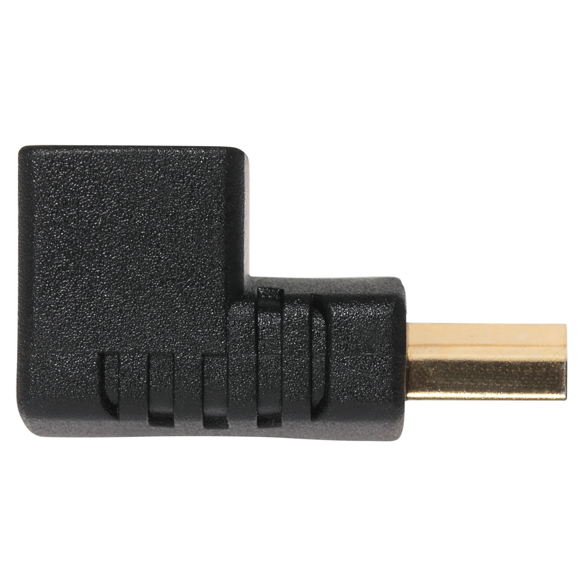 Maplin 90 Degree Fixed Angle HDMI Male to HDMI Female Adapter - Black