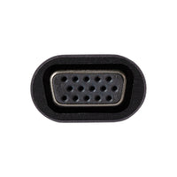 Maplin USB-C to VGA Female Connector Full HD @60Hz Adapter - Silver, 16cm