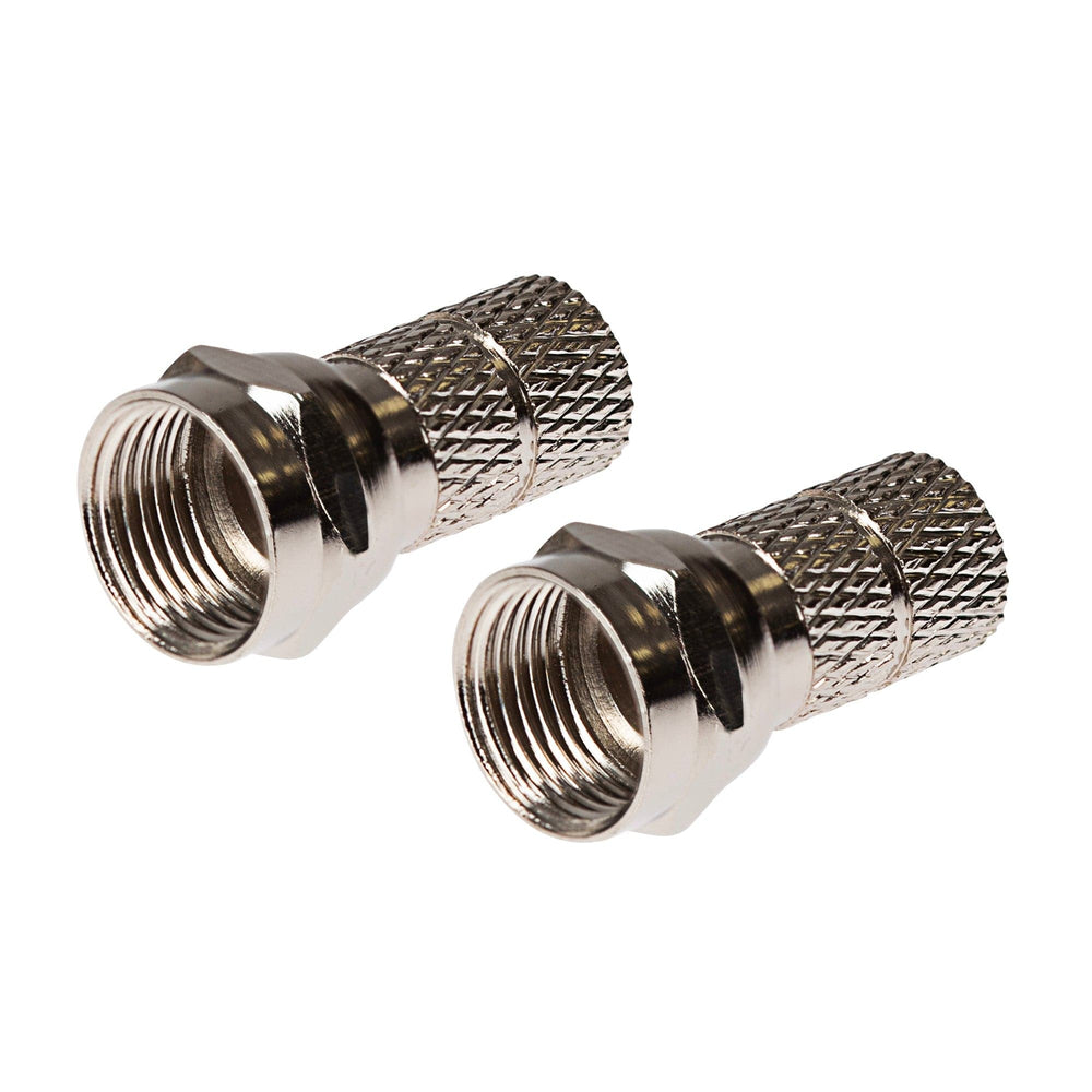 Maplin RG58U Satellite Aerial Coaxial Cable F Type Connectors - Pack of 2