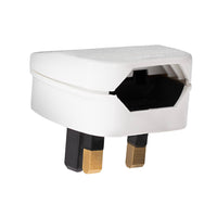Maplin EU 2 Pin Plug to UK Mains Plug Converter with 5 Amp Fuse & Screw Cover