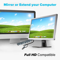 Maplin USB-C / USB-A Multiport Hub to 4x USB-A 2.0 / 2x USB-C / 1x USB-A 3.0