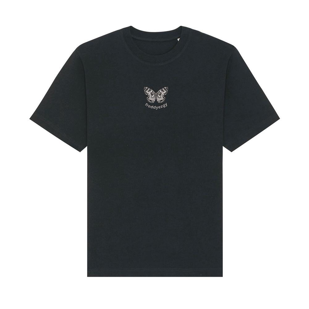 Marbled White Butterfly T-Shirt - Butterfly - Unisex Relaxed Fit