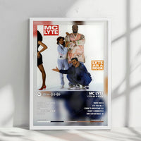 MC Lyte "Lyte as a Rock" Album Cover Poster - with Complete Tracklist
