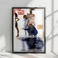 MC Lyte "Lyte as a Rock" Album Cover Poster - with Complete Tracklist