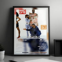 MC Lyte "Lyte as a Rock" Album Cover Poster - with Complete Tracklist