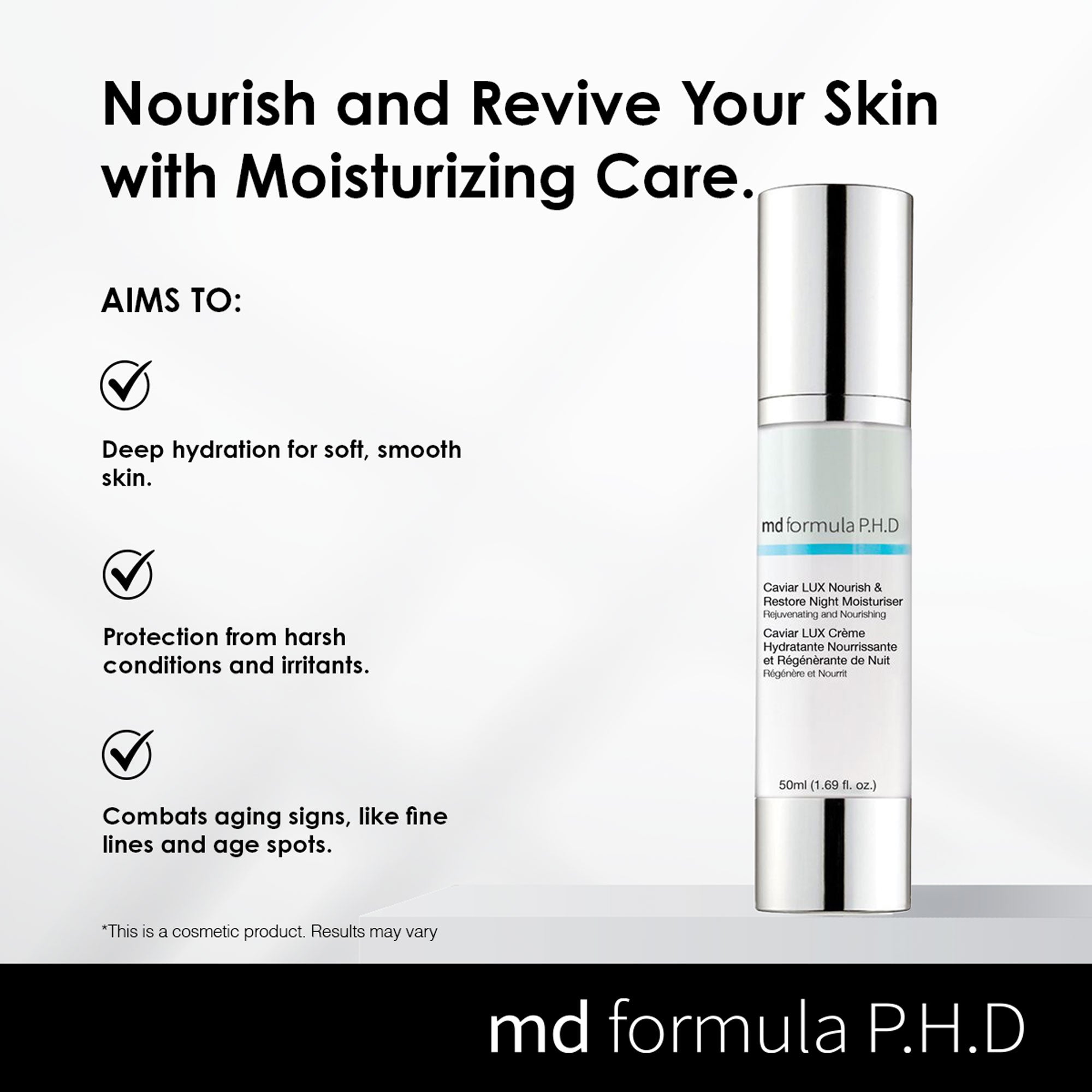 Caviar LUX Nourish & Restore Night Moisturiser 50ml