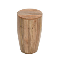 Merlin Mango Wooden Drum Side Table