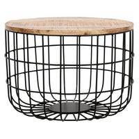 Merlin Mango Wooden Wire Coffee Table