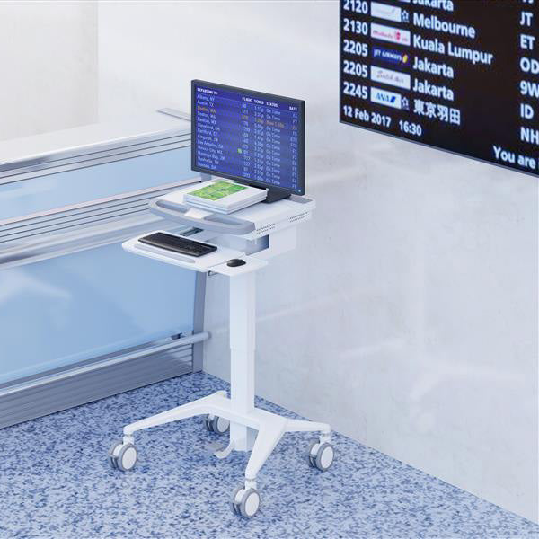 ProperAV Mobile Medical Trolley Cart