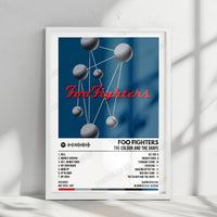 Foo Fighters "The Colour and the Shape" Album Cover Poster - with Complete Tracklist