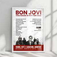 Bon Jovi Setlist Poster - Suncorp Stadium, Brisbane - December 6th, 2018