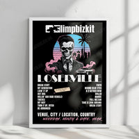 Limp Bizkit Setlist Poster - Cynthia Woods Mitchell Pavilion, The Woodlands, TX, USA - August 11th, 2024