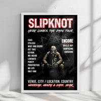 Slipknot Setlist Poster - Rocklahoma, Pryor Creek - September 1st, 2024