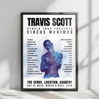 Travis Scott Setlist Mug - Allianz Stadium, Sydney, Australia - October 18th, 2024