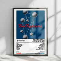 Foo Fighters "The Colour and the Shape" Album Cover Poster - with Complete Tracklist