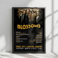 Blossoms Setlist Poster - Store Vega, Copenhagen - May 5th, 2025