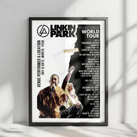 Linkin Park Setlist Poster - The O2 Arena, London, England - September 24th, 2024