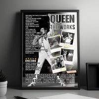 Queen Setlist Poster - Superbowl, Sun City - October 6th, 1984