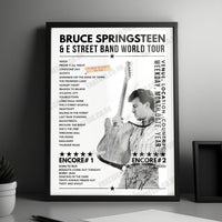 Bruce Springsteen Setlist Poster - Scotiabank Arena, Toronto - November 3rd, 2024