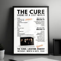 The Cure Setlist Poster - Madison Square Garden, New York - June 20th, 2023