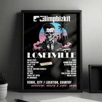 Limp Bizkit Setlist Poster - PNC Music Pavilion, Charlotte, NC, USA - August 2nd, 2024