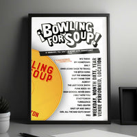 Bowling for Soup Setlist Poster - Gothic Theatre, Englewood - October 10th, 2024