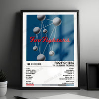 Foo Fighters "The Colour and the Shape" Album Cover Poster - with Complete Tracklist