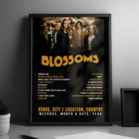 Blossoms Setlist Poster - Limelight 1, Belfast - November 13th, 2024