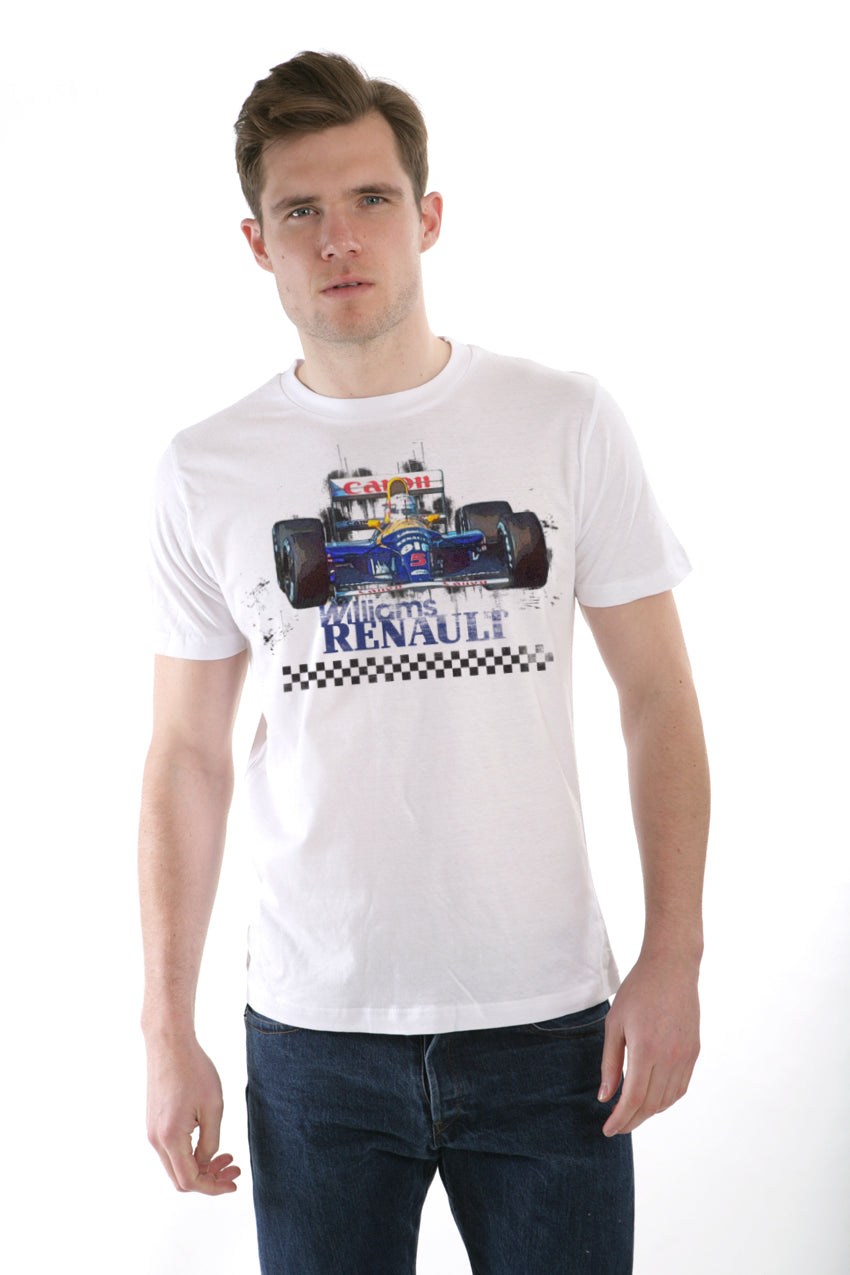Williams Renault F1 Racing Team Print T Shirt