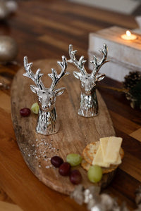 Stag Head Salt and Pepper Shaker Pots