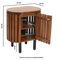 Compton Mango Wood Bedside Table
