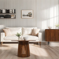Compton Mango Wood Round Coffee Table