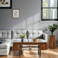 Compton Mango Wood Rectangular Coffee Table