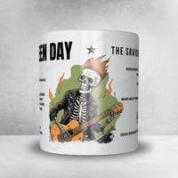 Green Day Setlist Mug - Emirates Old Trafford, Manchester - June 21st, 2024