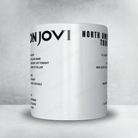Bon Jovi Setlist Mug - Amalie Arena, Tampa - April 15th, 2022